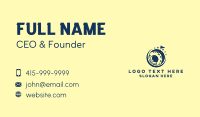 Moon Astronaut Star Business Card