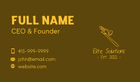 Golden Trumpet Monoline  Business Card