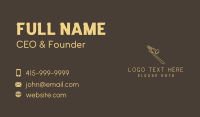 Golden Trumpet Monoline  Business Card