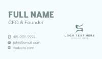 Generic Gray Letter S  Business Card