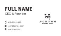 Gamer Panda Eye Mask  Business Card Design