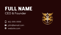  Caduceus Medical Clinic Business Card