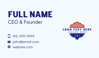 Patriotic American Shield Business Card