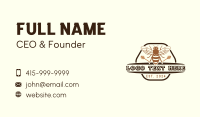 Beekeeper Honey Hive Business Card