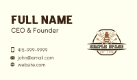 Beekeeper Honey Hive Business Card Design