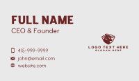 Wild Bull Shield Business Card