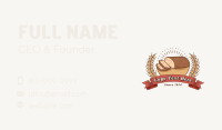 Wheat Bread Loaf Pastry Business Card