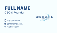 Professional Swoosh Company Business Card