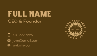 Woodwork Lumber Sawmill Business Card Design