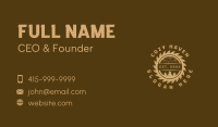 Woodwork Lumber Sawmill Business Card