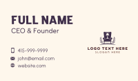 Lampshade Business Card example 2