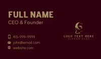 Quill Feather Signature Business Card