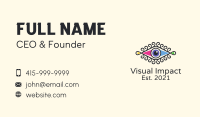 Stylish Colorful Eye Business Card Image Preview