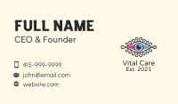 Stylish Colorful Eye Business Card