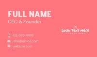 Stylish Business Card example 3