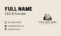 Outdoor Mountain Cabin Business Card Design