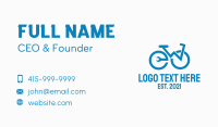 Blue Bike Repair  Business Card