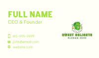 Trash Bin Bubble Character Business Card