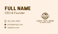 Brown House Carpentry Business Card