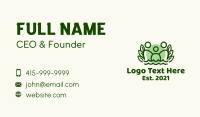 Organic Family People Business Card