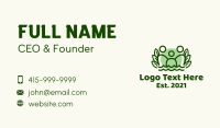 Organic Family People Business Card Design