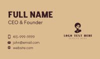 Curly Business Card example 1