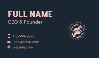 Floral Hands Star Business Card