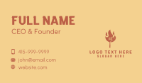 Flaming Fork BBQ Business Card