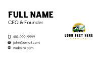 Freight Trucking Delivery Business Card Design