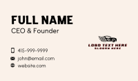 Race Car Flag Business Card