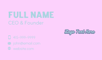 Cute Baby Apparel Business Card