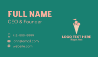 Ice Cream Cone Business Card example 4