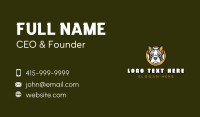 Bulldog Canine Pet Business Card Design