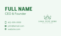 Yoga Spa Lotus Business Card