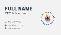 Flame Ice House Business Card