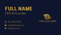 Wings Eagle Bird Business Card Design