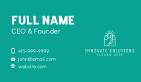 White Sunshine Mountain Business Card