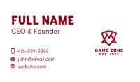 Red Shield Business Card example 3