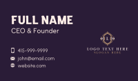 Premium Floral Boutique Business Card