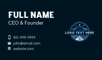 Pressure Washing Cleaning Maintenance Business Card