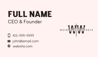 Generic Clean Lettermark Business Card Image Preview