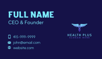 Healthcare DNA Caduceus Business Card Image Preview