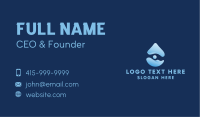 Cleaning Fluid Droplet  Business Card