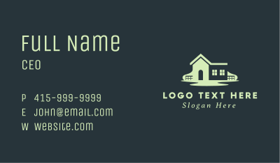 Real Estate Yard Business Card Image Preview