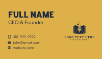 Educational Writer Book  Business Card
