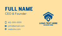 House Location Pin  Business Card Design