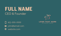 Apparel Boutique Shopping Bag Business Card