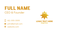 Sun Crown Business Card Design