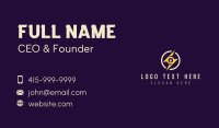 Lightning Plug Charger Business Card Design