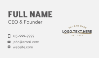 Training Business Card example 2